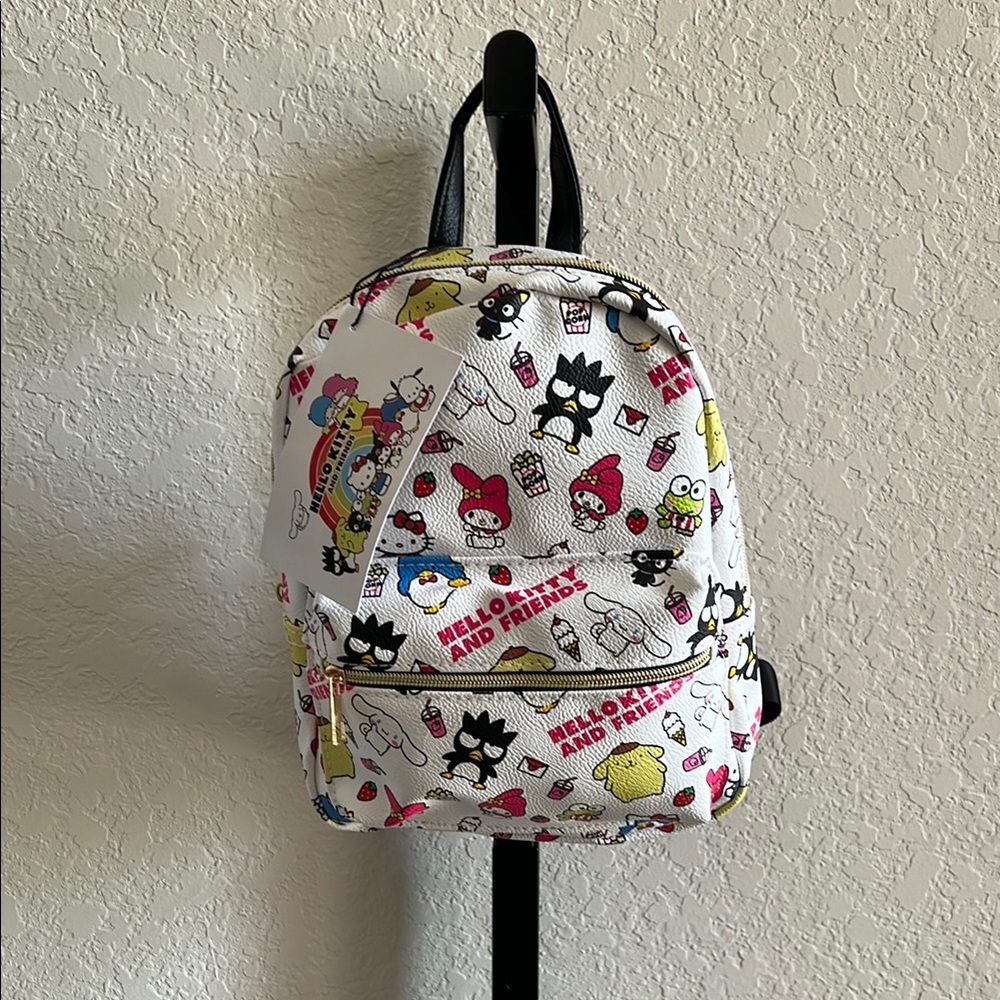 Hello Kitty and Friends Mini Backpack - White and Black